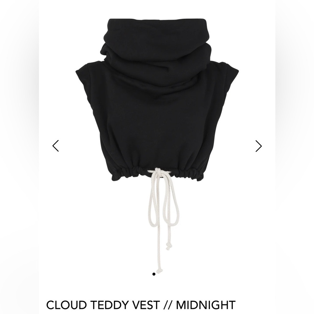 Laina Rauma Teddy Vest Midnight / Black XS-M